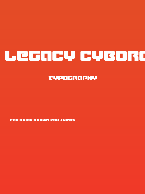 Legacy Cyborg Poster