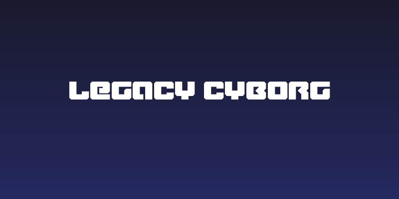 Legacy Cyborg Social Header