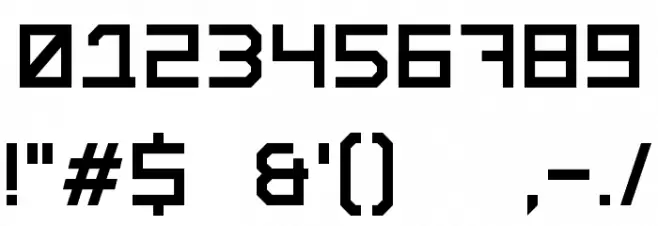 Legacy Font OTHER CHARS