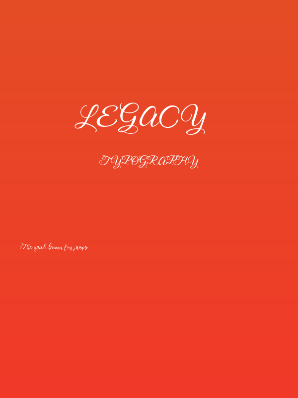Legacy Poster