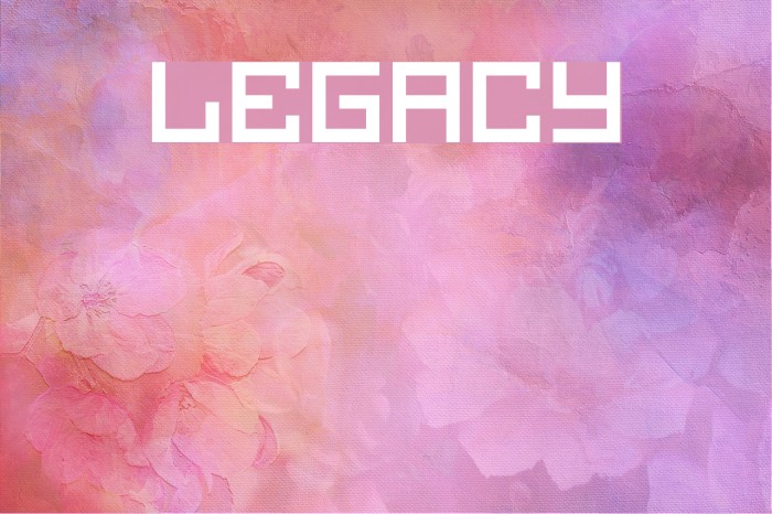 Legacy Font examples