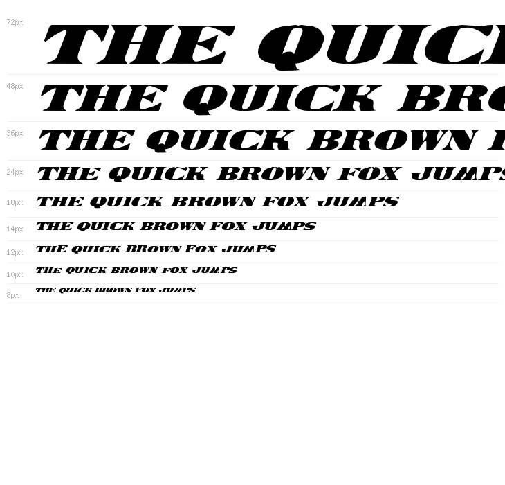 Legal Tender Italic Waterfall