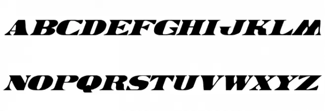 Legal Tender Italic फ़ॉन्ट लोअरकेस