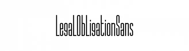 LegalObligationSans  Fuentes Gratis Descargar