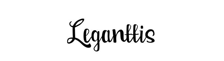Leganttis  font caratteri gratis