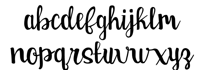Leganttis Font LOWERCASE