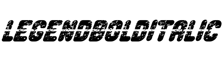 Legend Bold Italic  Free Fonts Download