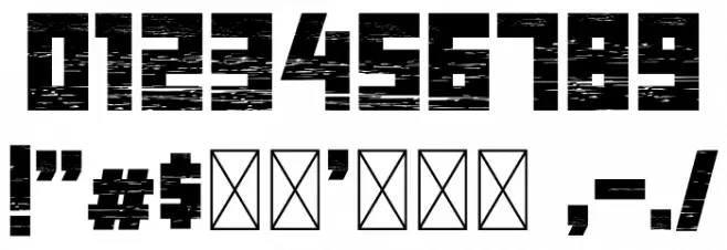 Legend Bold Font OTHER CHARS