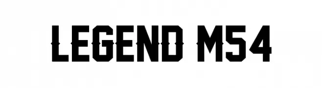 Legend M54  Fuentes Gratis Descargar