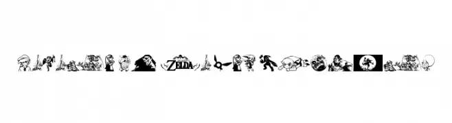 Legend Of Zelda TriFont  免费字体下载
