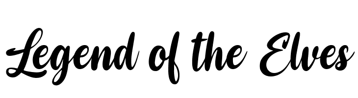 Legend of the Elves  Free Fonts Download
