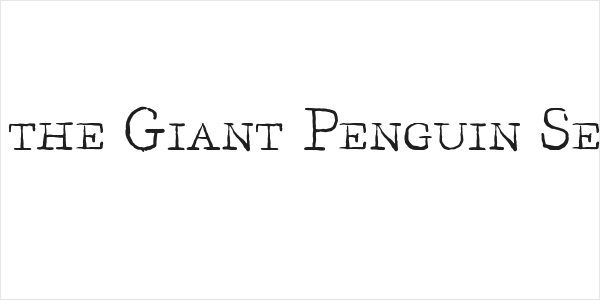 Legend of the Giant Penguin Sea Monster Logo