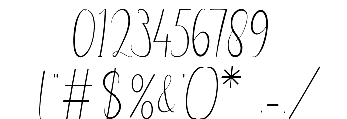 Legenda Font OTHER CHARS