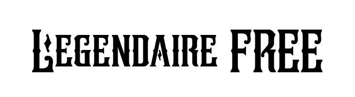 Legendaire FREE  Frei Schriftart Herunterladen