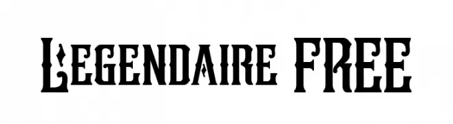 Legendaire FREE  les polices de caractères gratuit tlcharger
