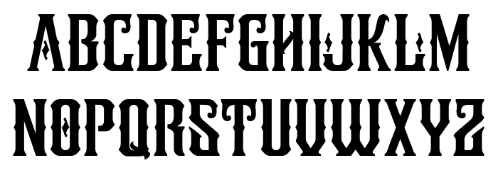 Legendaire FREE Font LOWERCASE