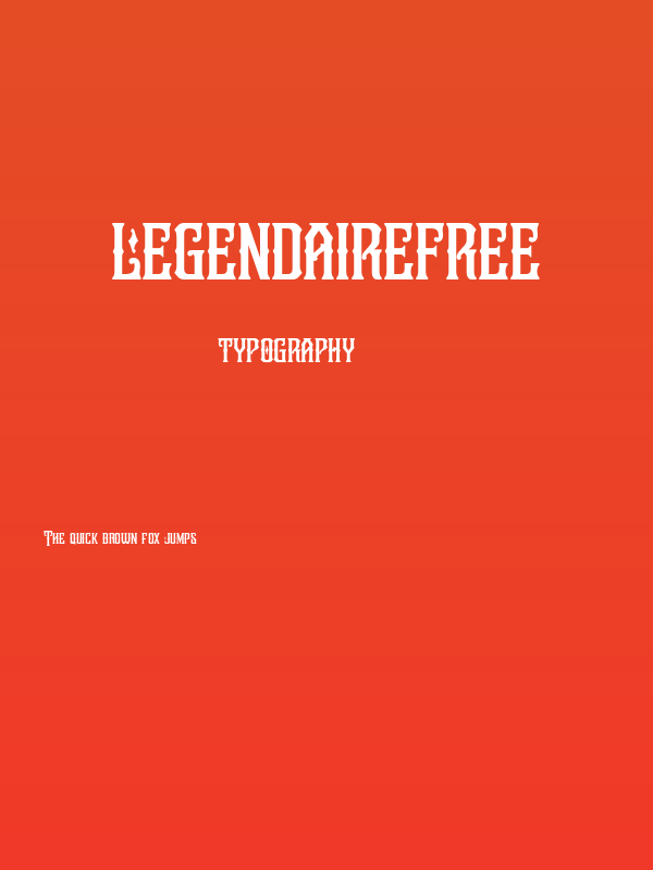 LegendaireFREE Poster