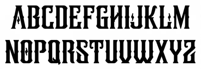 LegendaireFREE फ़ॉन्ट लोअरकेस