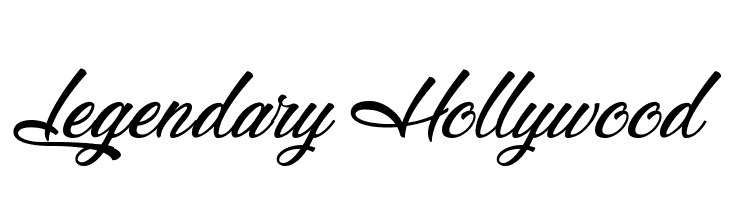 Legendary Hollywood  免费字体下载