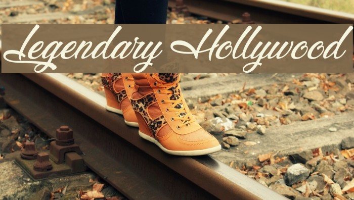 Legendary Hollywood Font examples
