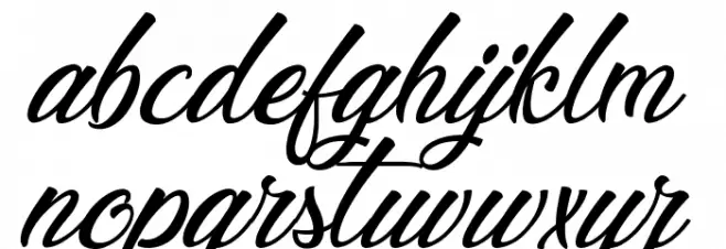 Legendary Hollywood خط أحرف صغيرة