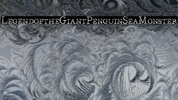 LegendoftheGiantPenguinSeaMonster Example 1