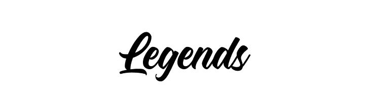 Legends  नि: शुल्क फ़ॉन्ट्स डाउनलोड