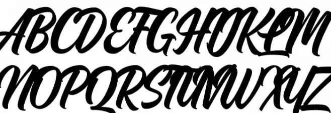 Legends Schriftart Groß