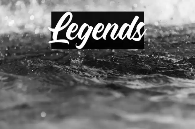 Legends Font examples