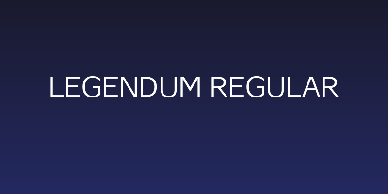 Legendum Regular Social Header