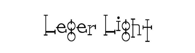 Leger Light  Fuentes Gratis Descargar