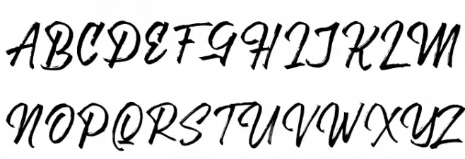 Legiante フォント 大文字