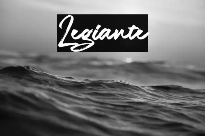 Legiante Font examples