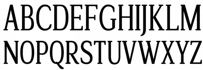 Legib Squeeze Font Litere mari