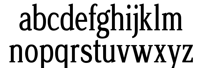 Legib Squeeze Font LOWERCASE