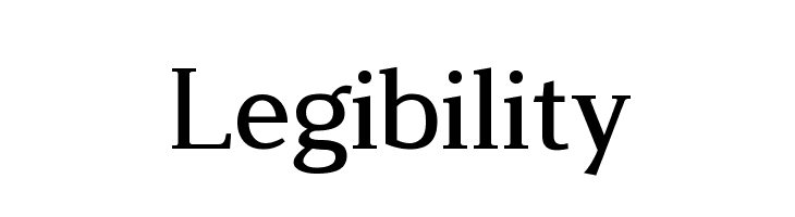 Legibility  font caratteri gratis
