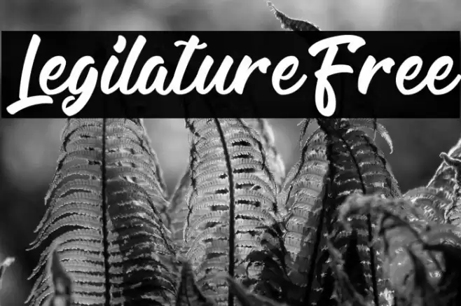 LegilatureFree Font examples