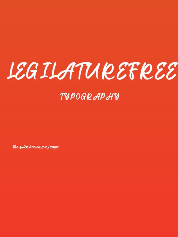 LegilatureFree Poster