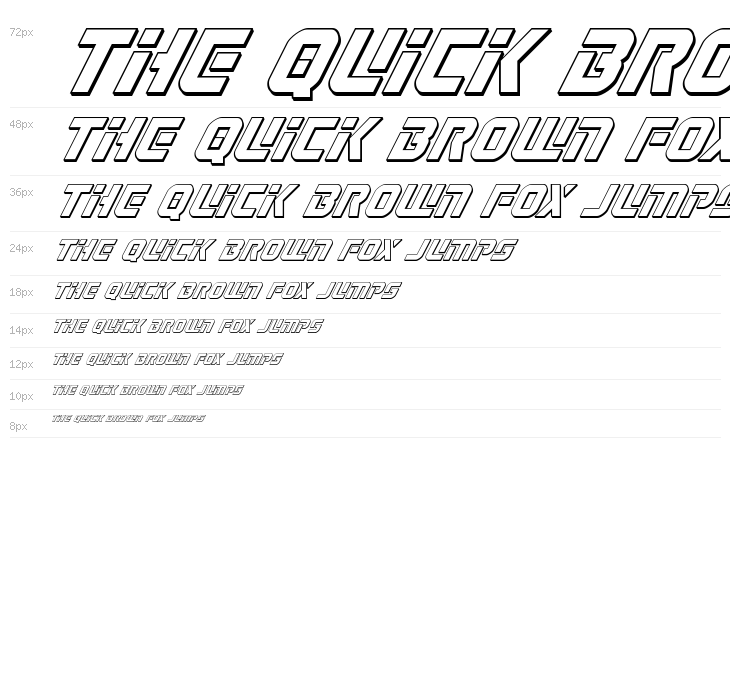 Legio Sabina 3D Italic Waterfall