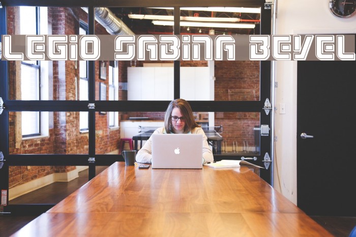 Legio Sabina Bevel Font examples