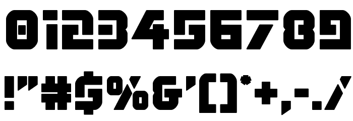 Legio Sabina Bold Font OTHER CHARS