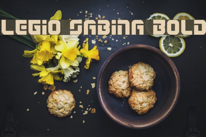 Legio Sabina Bold Font examples