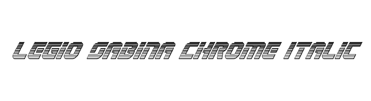 Legio Sabina Chrome Italic  नि: शुल्क फ़ॉन्ट्स डाउनलोड