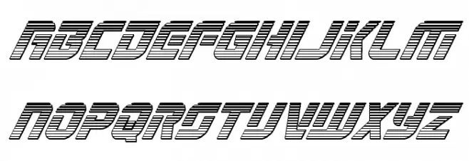 Legio Sabina Chrome Italic फ़ॉन्ट अपरकेस