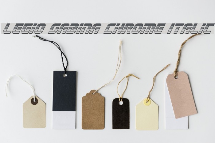 Legio Sabina Chrome Italic Example 2