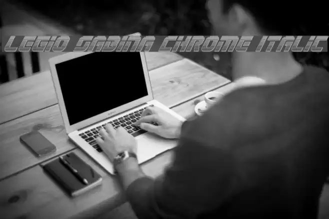 Legio Sabina Chrome Italic Font examples