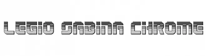 Legio Sabina Chrome  Descarca Fonturi Gratis
