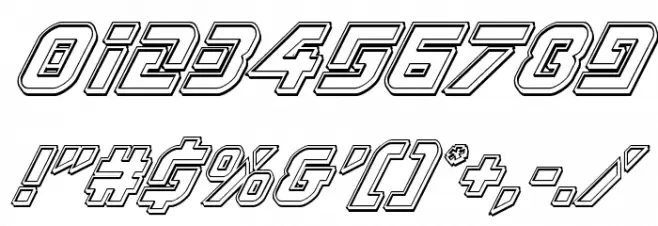 Legio Sabina Engraved Italic Font OTHER CHARS