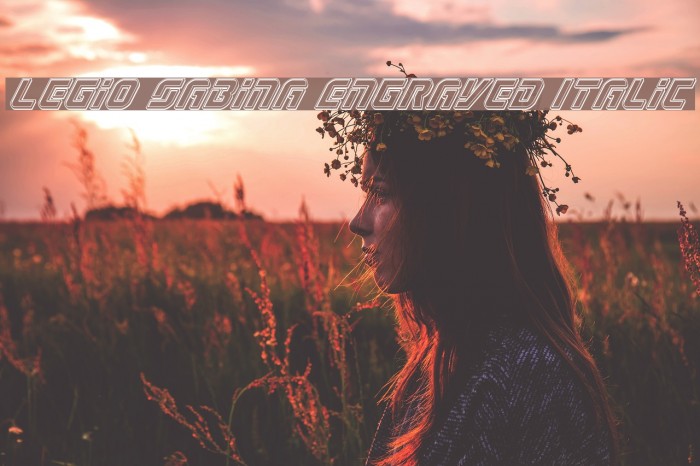 Legio Sabina Engraved Italic Example 2