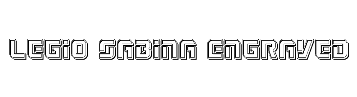 Legio Sabina Engraved  免费字体下载